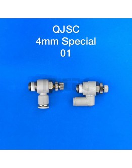 PNEUMATIC AIR HOSE FITTING QJSC 4mm SPECIAL