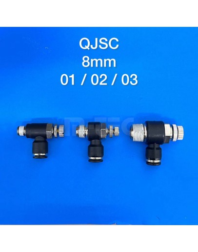 PNEUMATIC AIR HOSE FITTING QJSC 8mm