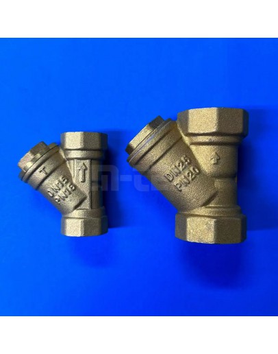 BRASS Y STRAINER FILTER VALVE